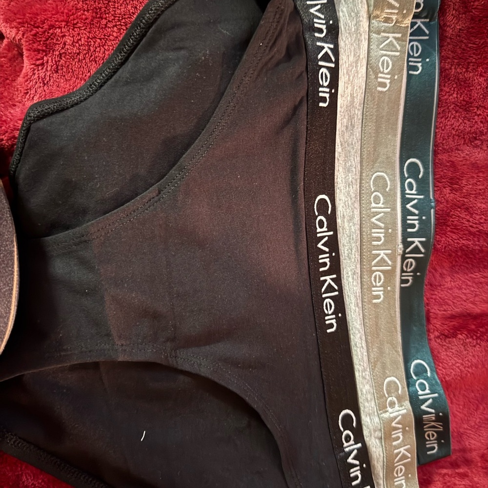 Calvin Klein Women's Underwear Trio - Black, Gray, Teal